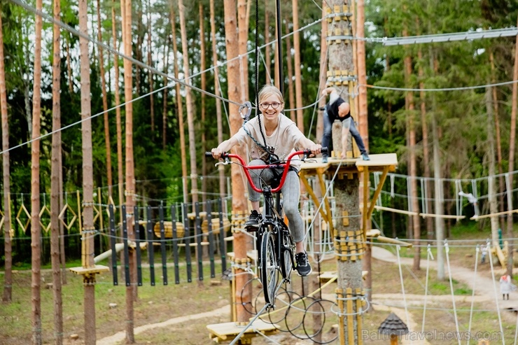 LVM dabas parkā Tērvetē atvērts Tarzāna parks un tīklu parks 283349
