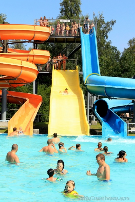 Ventspils Pludmales akvaparkā var veldzēties karstajā vasaras tveicē 284561