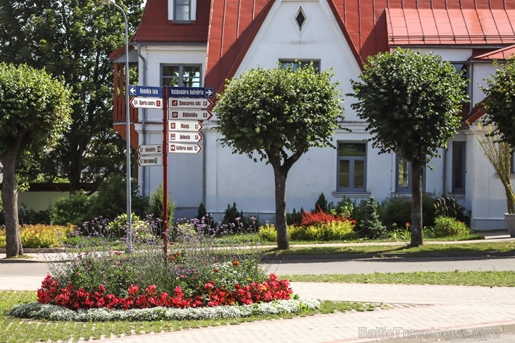 Krāšņie ziedi izdaiļo  Madonu un paspilgtina tās skaistumu 287154