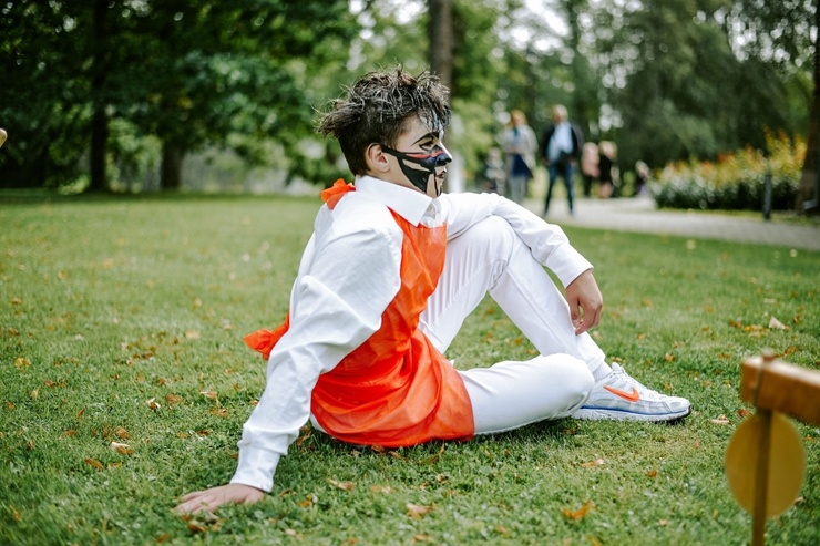 Jaunmoku pilī tiek atzīmēti Dārza svētki «pārMAINĪTies». Foto: Sabīne Unda 291707