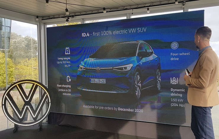 «Volkswagen Latvija» Pārdaugavas restorānā «Osta» saturīgi prezentē jauno «VW ID.3» Foto: 
Samsung Galaxy Note 8 292177