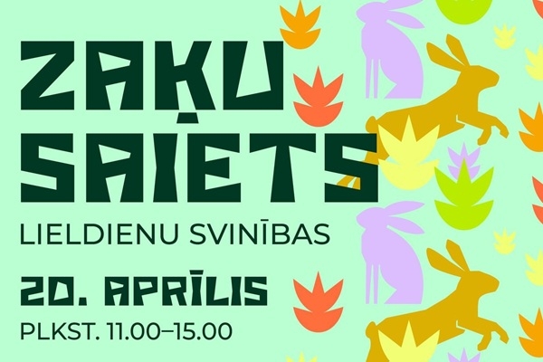 Lieldienu svinības «Zaķu saiets» LVM dabas parkā Tērvetē