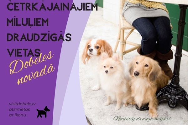 Ceļo ar ķepaini: Četrkājainajiem mīluļiem draudzīgās vietas Dobeles novadā
