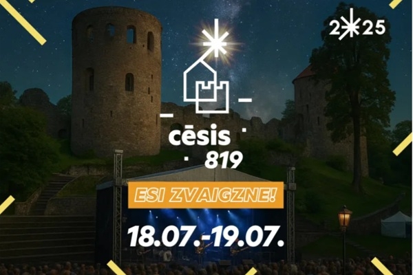 Vasaras viducī Cēsis svinēs 819. dzimšanas dienu