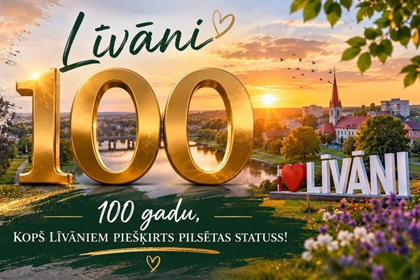 Līvāni svin 100 gadu dzimšanas dienu