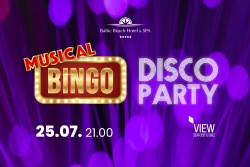Vienmēr izpārdots - Muzikālais Bingo Baltic Beach Hotel & SPA