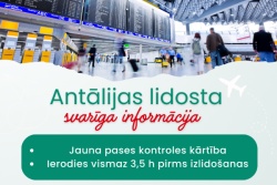 SVARĪGI! Antālijas lidostā izmaiņas! Latvia Tours - Berga bazārs
