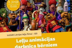 Leļļu animācijas darbnīca bērniem Valmieras novada Tūrisma pārvalde